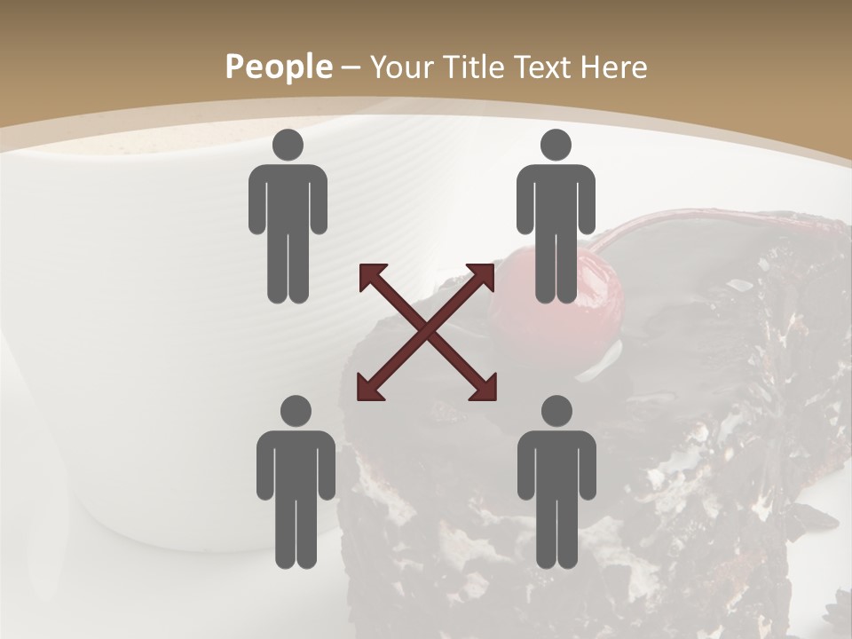 Napkin Sweet Tart PowerPoint Template