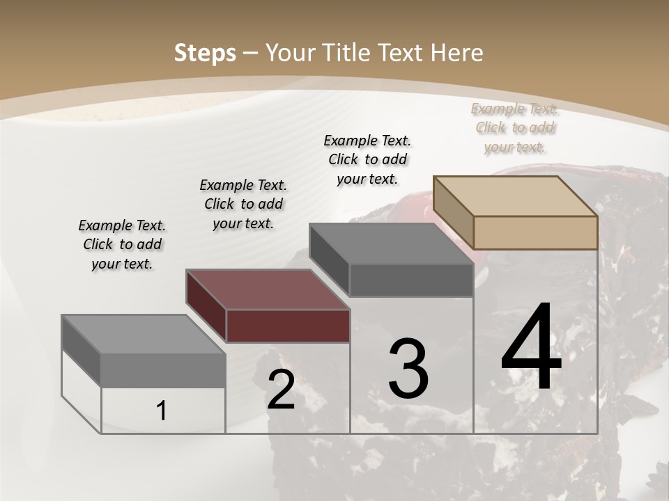 Napkin Sweet Tart PowerPoint Template