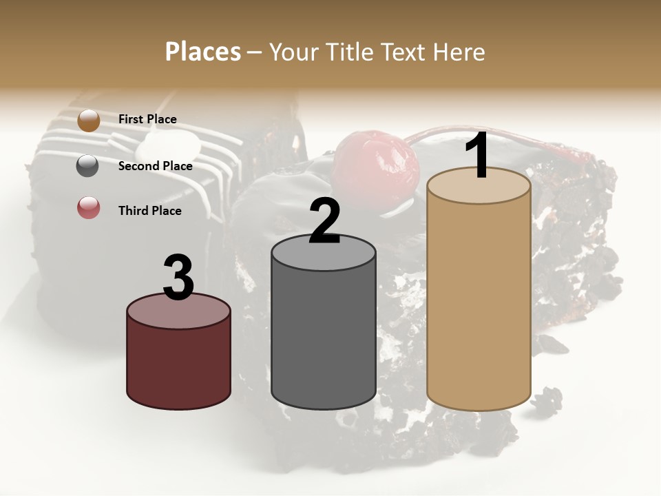 Drops Vegetarian Raspberry PowerPoint Template