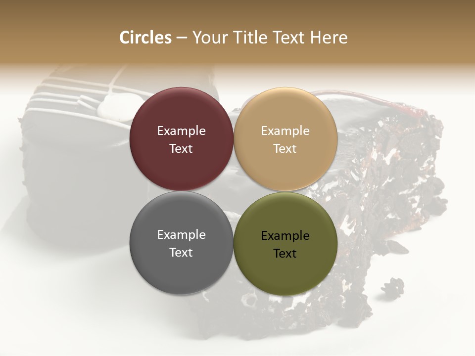 Drops Vegetarian Raspberry PowerPoint Template