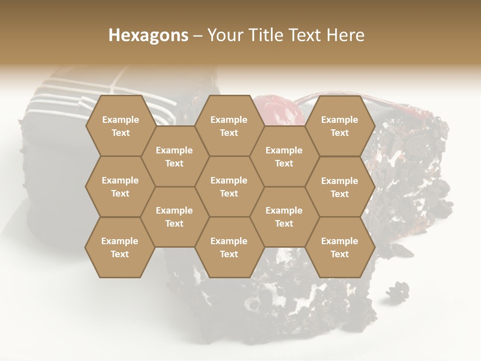 Drops Vegetarian Raspberry PowerPoint Template