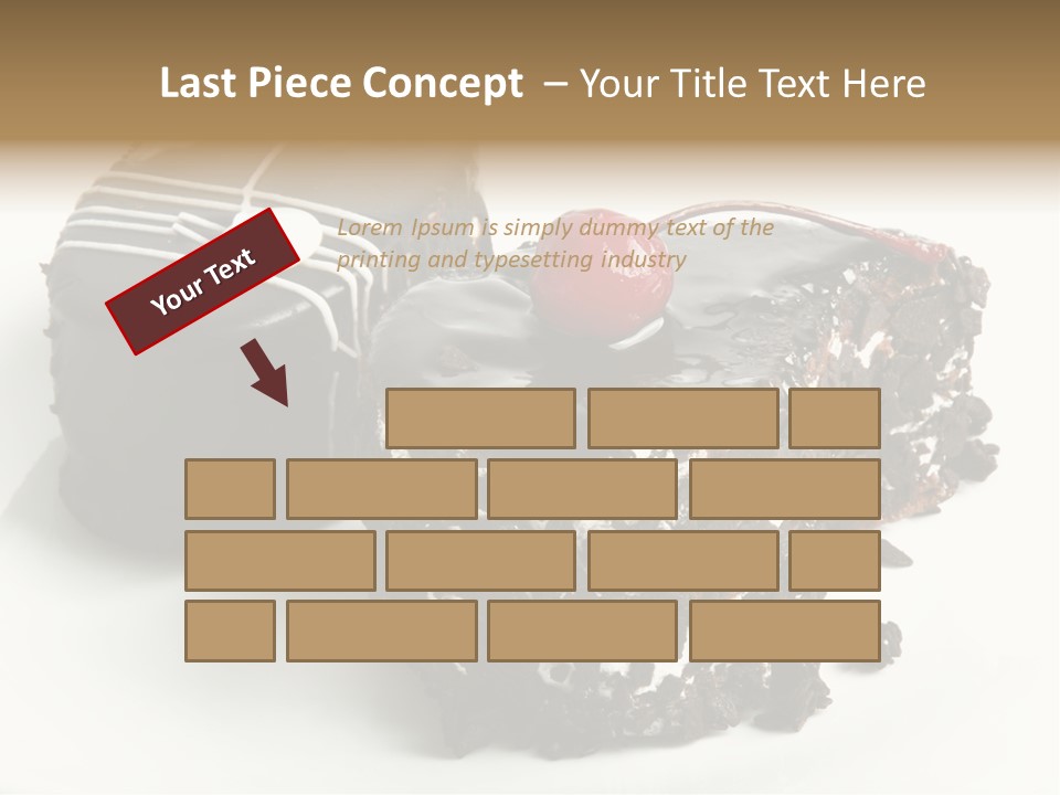 Drops Vegetarian Raspberry PowerPoint Template