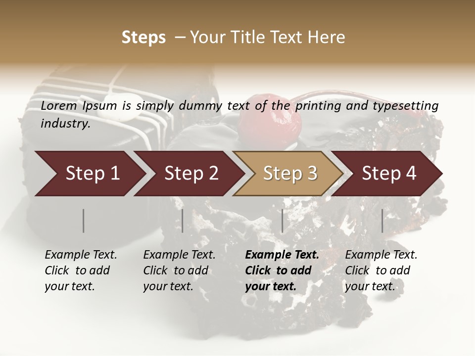 Drops Vegetarian Raspberry PowerPoint Template