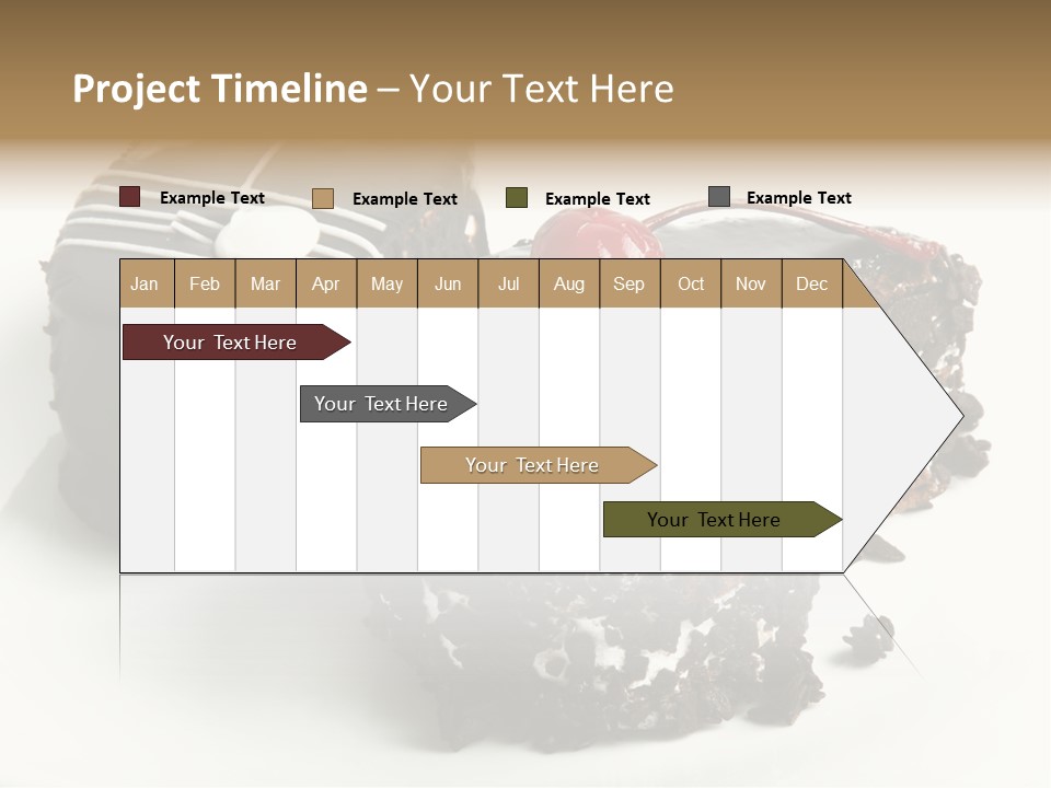 Drops Vegetarian Raspberry PowerPoint Template