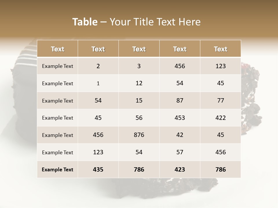 Drops Vegetarian Raspberry PowerPoint Template