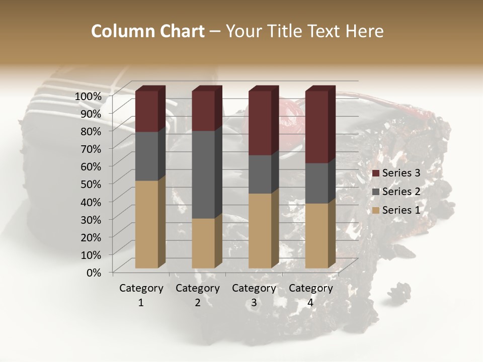 Drops Vegetarian Raspberry PowerPoint Template