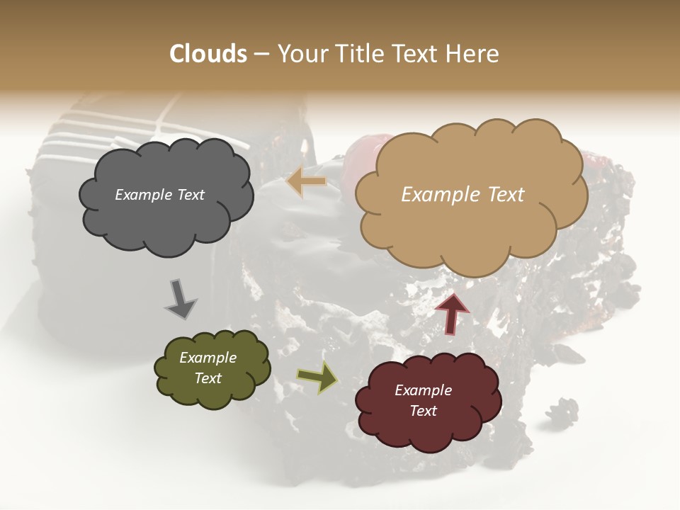 Drops Vegetarian Raspberry PowerPoint Template