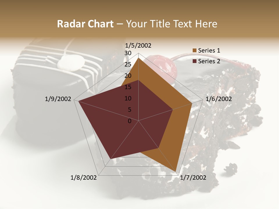 Drops Vegetarian Raspberry PowerPoint Template