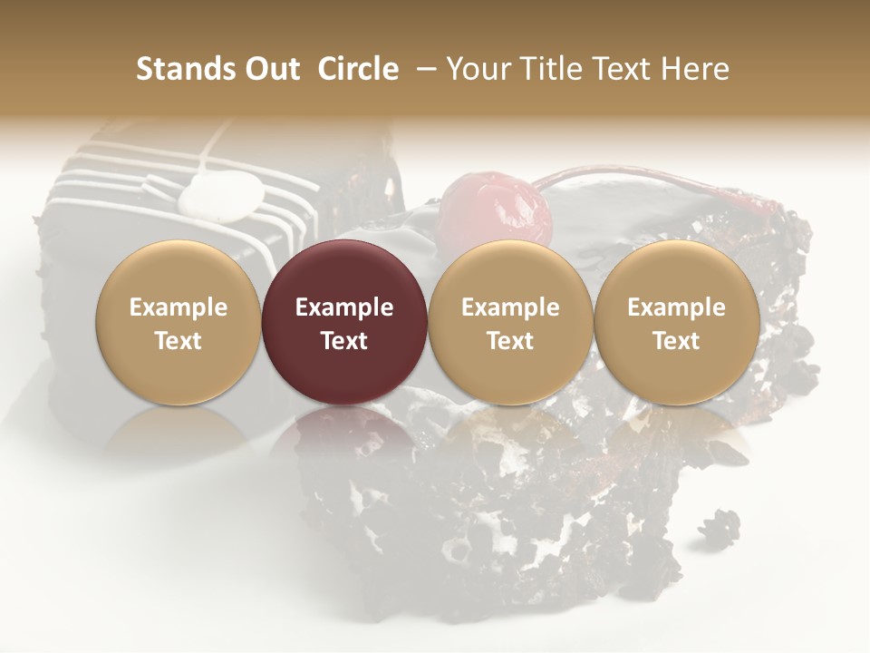 Drops Vegetarian Raspberry PowerPoint Template