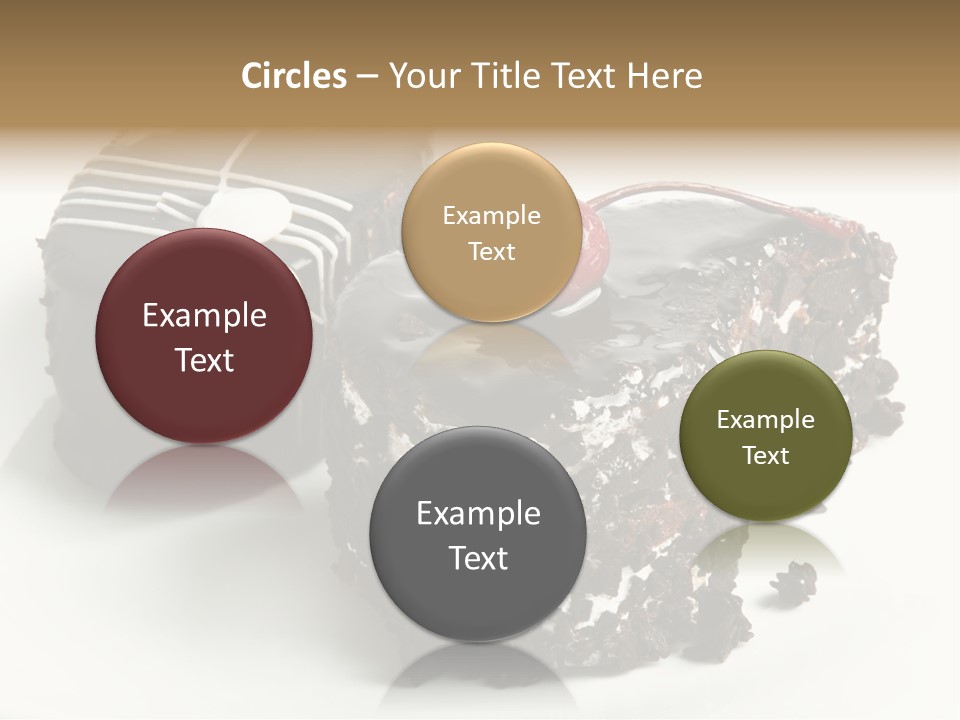 Drops Vegetarian Raspberry PowerPoint Template