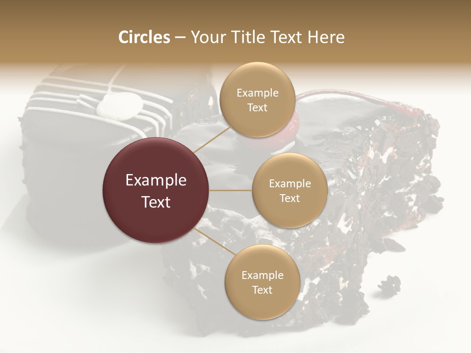 Drops Vegetarian Raspberry PowerPoint Template