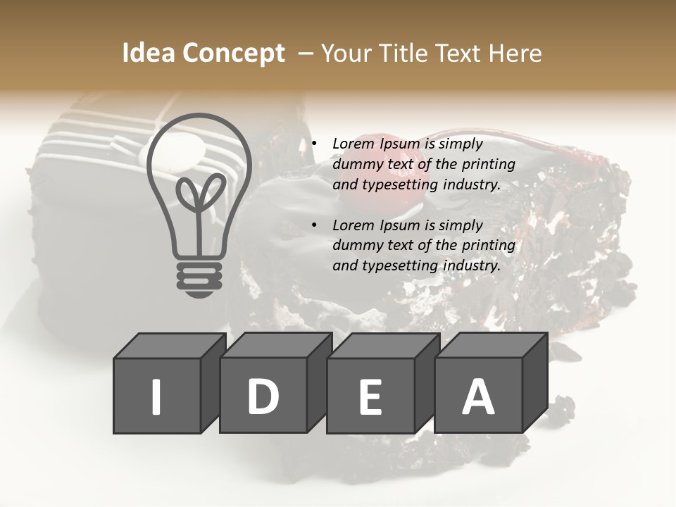 Drops Vegetarian Raspberry PowerPoint Template