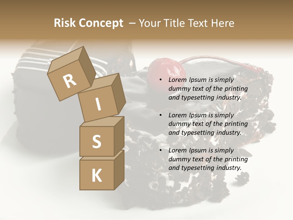 Drops Vegetarian Raspberry PowerPoint Template