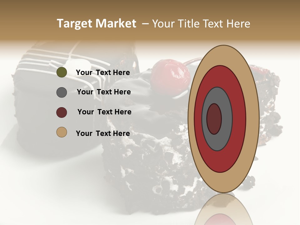 Drops Vegetarian Raspberry PowerPoint Template