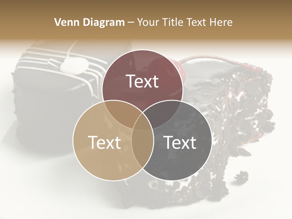 Drops Vegetarian Raspberry PowerPoint Template