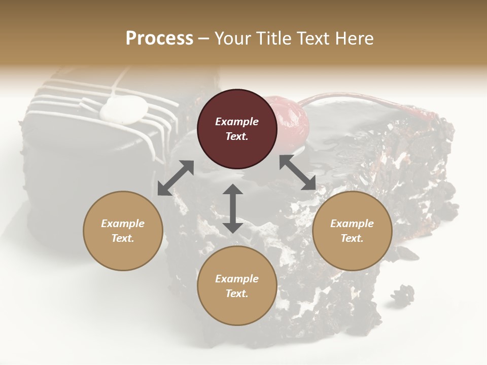 Drops Vegetarian Raspberry PowerPoint Template