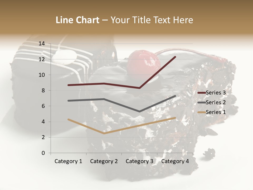 Drops Vegetarian Raspberry PowerPoint Template
