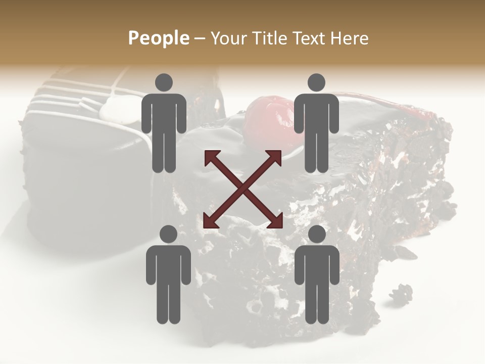 Drops Vegetarian Raspberry PowerPoint Template