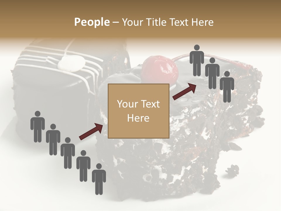 Drops Vegetarian Raspberry PowerPoint Template