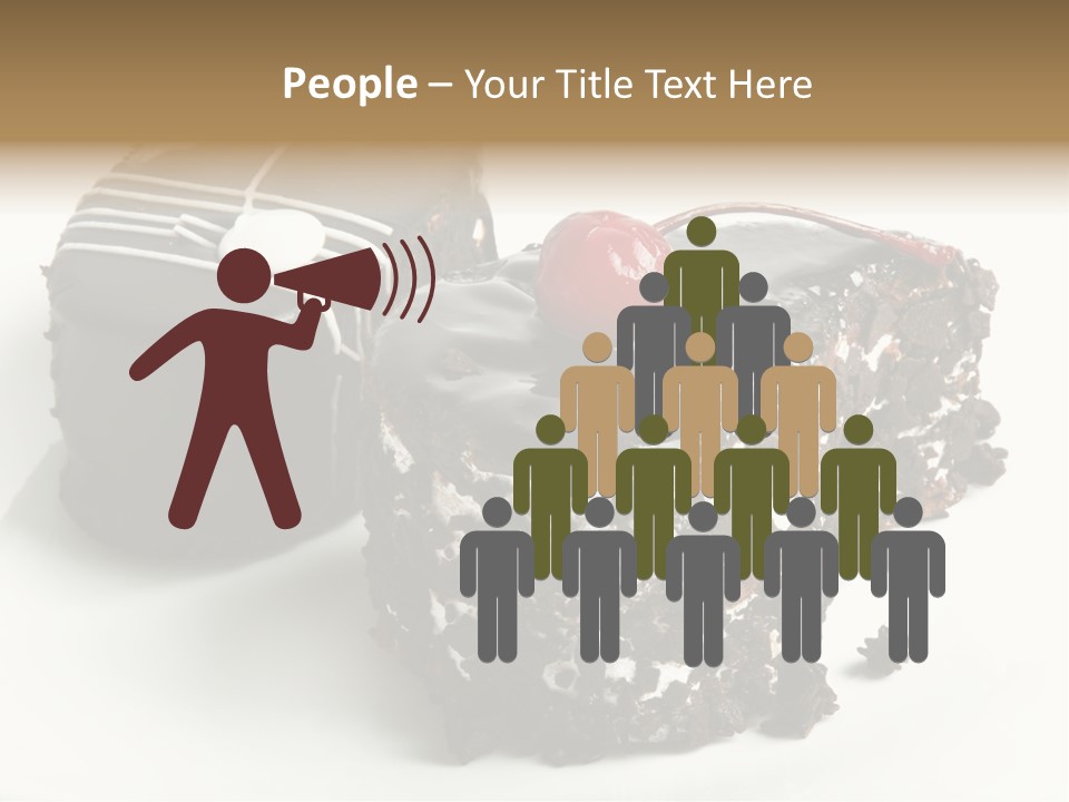 Drops Vegetarian Raspberry PowerPoint Template