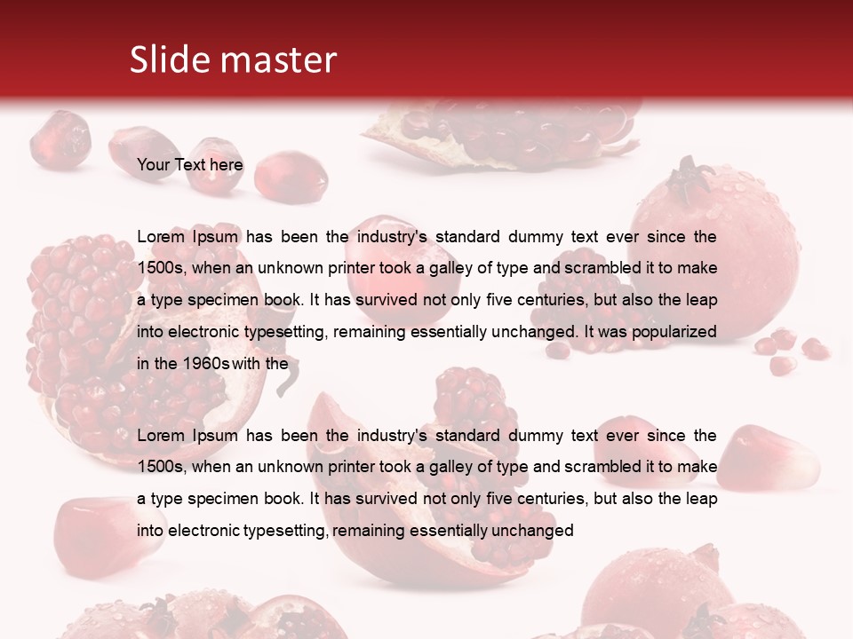 Half Core Arils PowerPoint Template