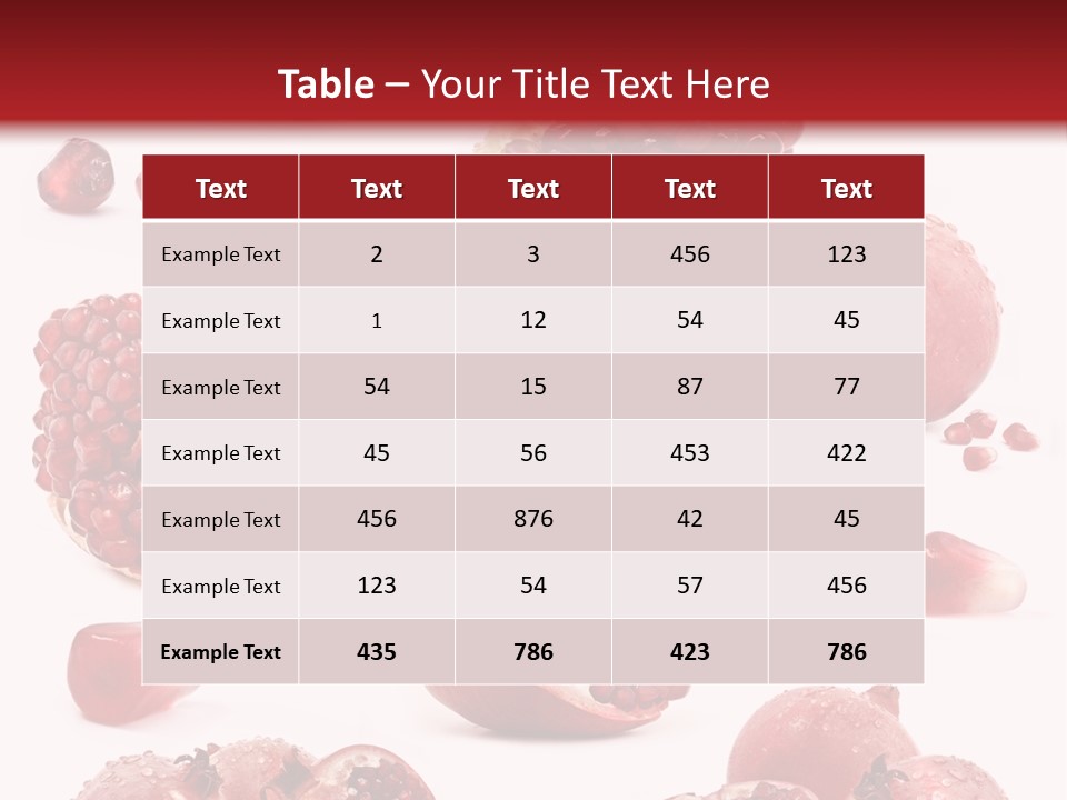 Half Core Arils PowerPoint Template