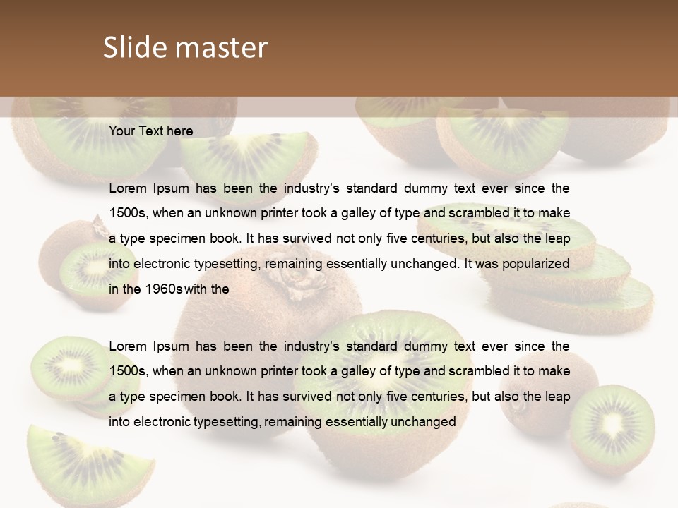 Food Organic Collection PowerPoint Template