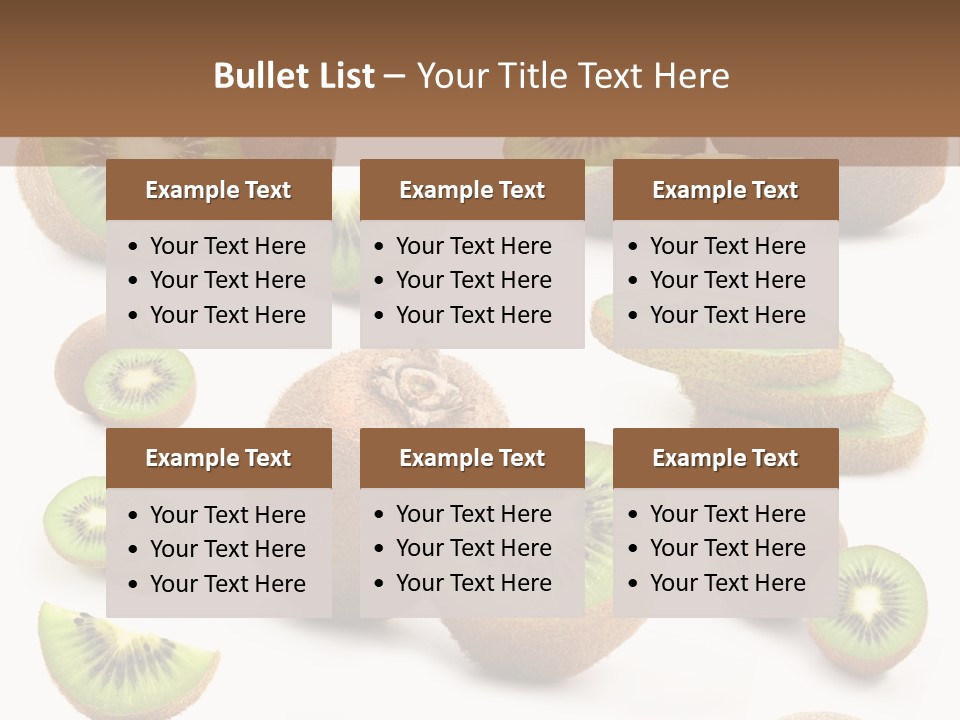 Food Organic Collection PowerPoint Template