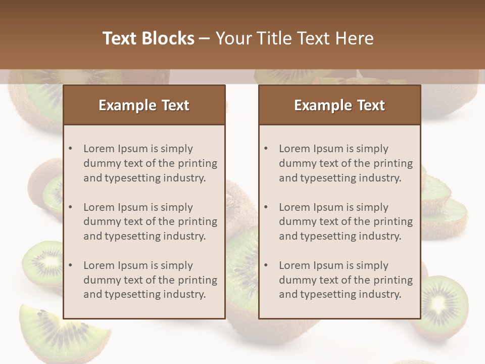 Food Organic Collection PowerPoint Template