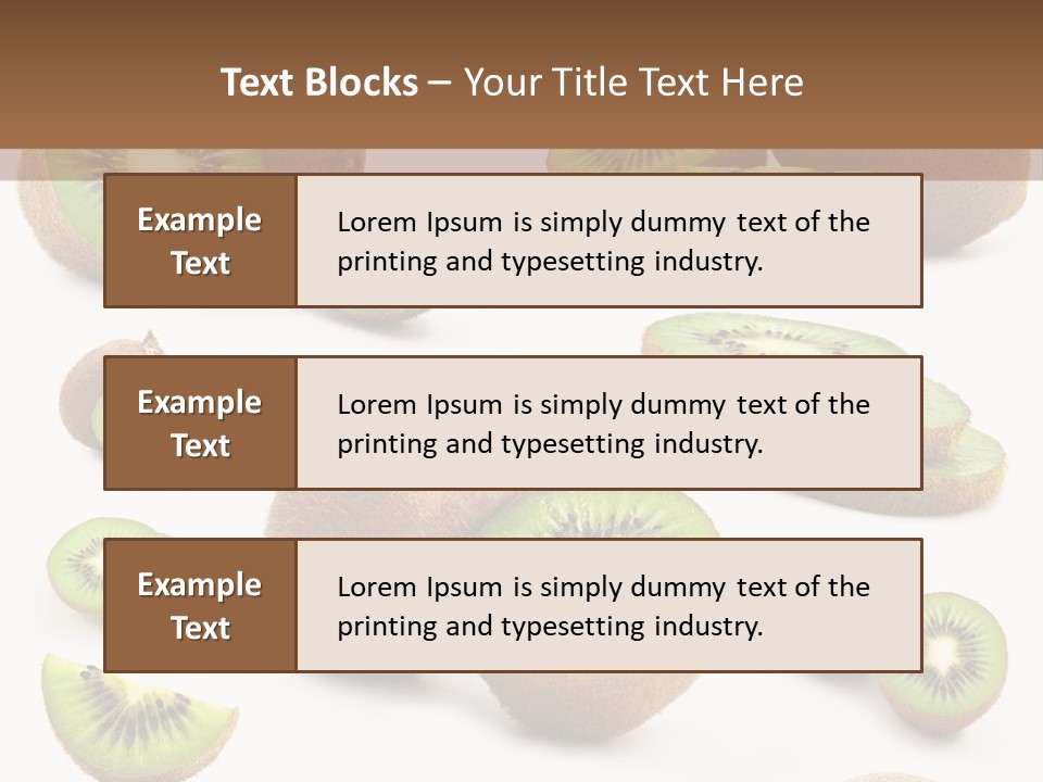 Food Organic Collection PowerPoint Template