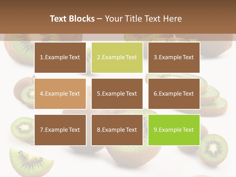 Food Organic Collection PowerPoint Template