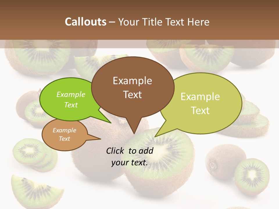 Food Organic Collection PowerPoint Template