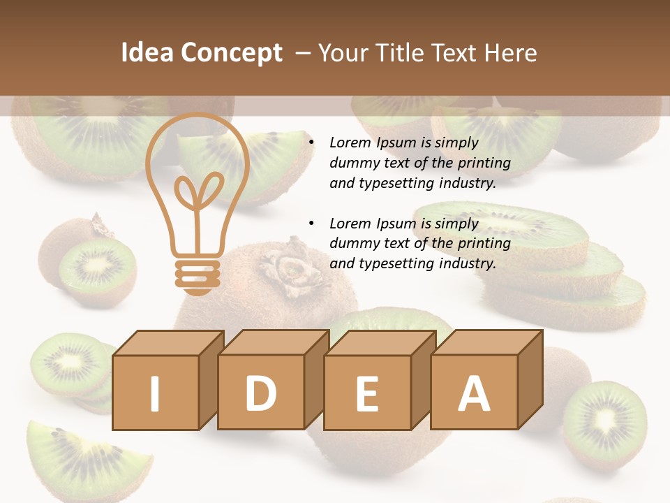 Food Organic Collection PowerPoint Template