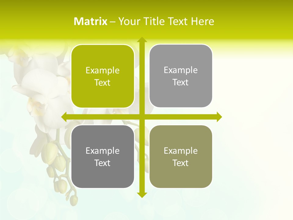 Exotic Flora Plant PowerPoint Template