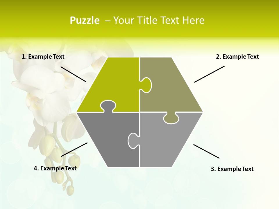 Exotic Flora Plant PowerPoint Template