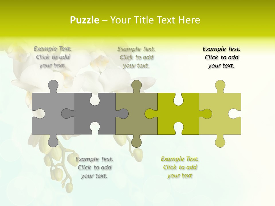 Exotic Flora Plant PowerPoint Template