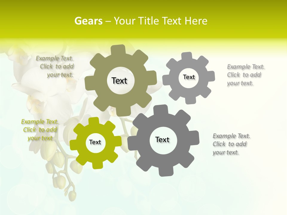 Exotic Flora Plant PowerPoint Template