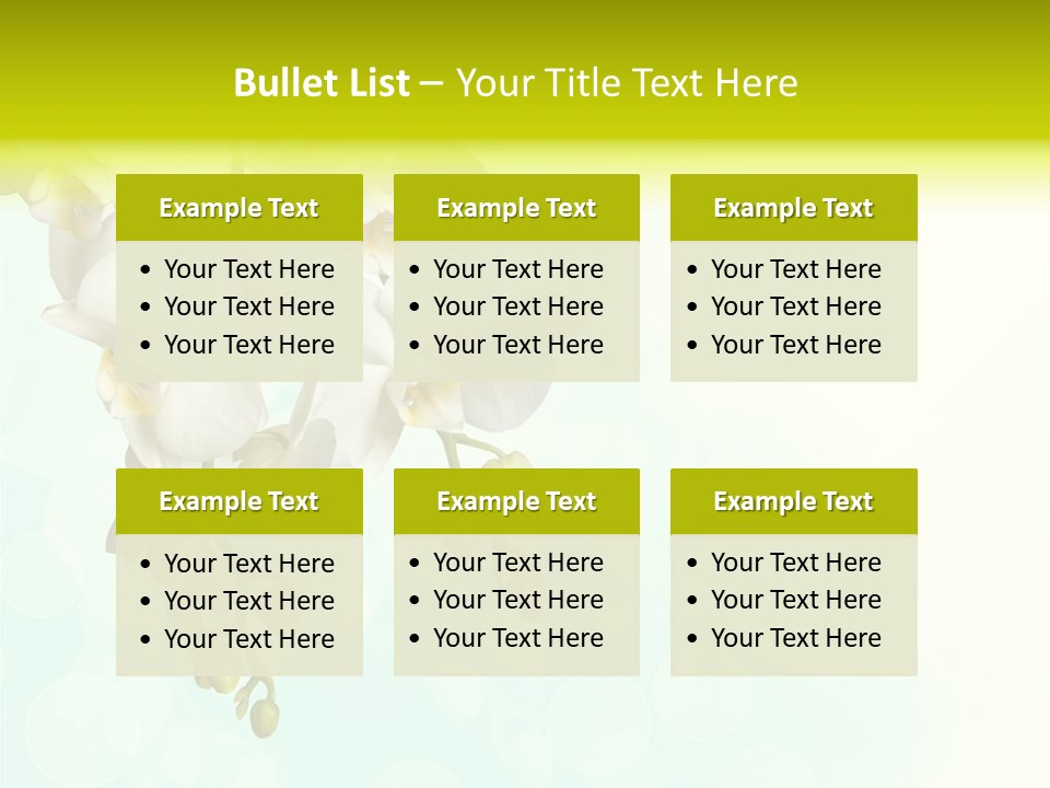 Exotic Flora Plant PowerPoint Template