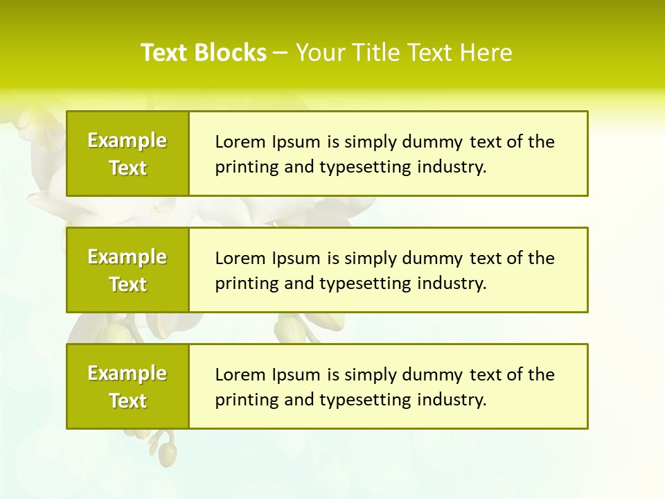 Exotic Flora Plant PowerPoint Template