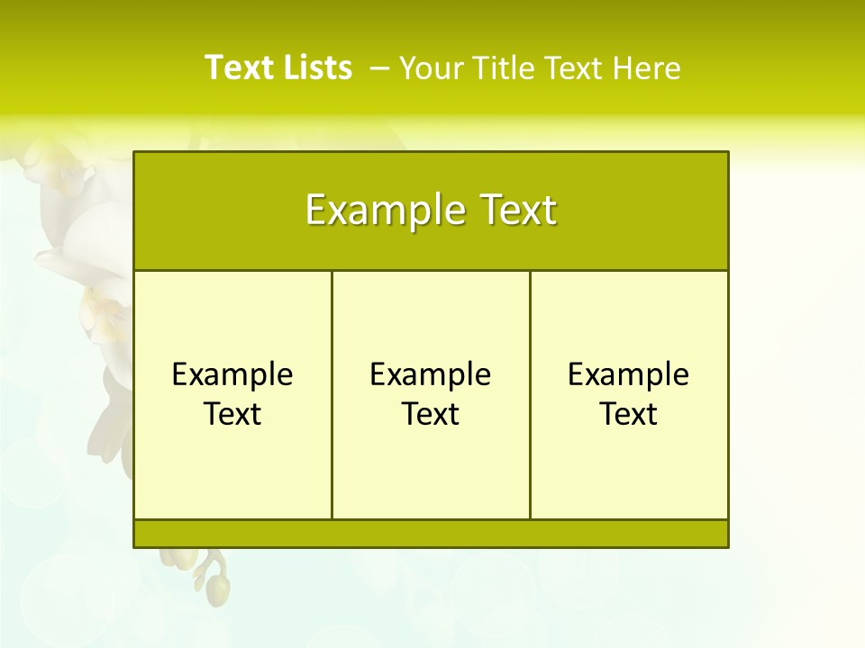 Exotic Flora Plant PowerPoint Template