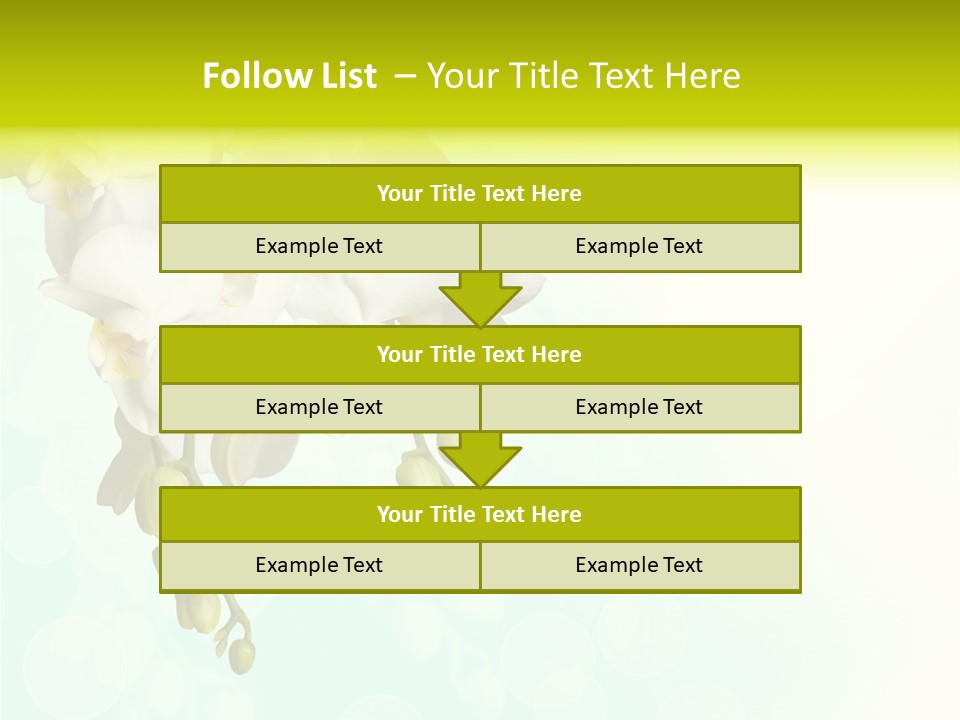 Exotic Flora Plant PowerPoint Template