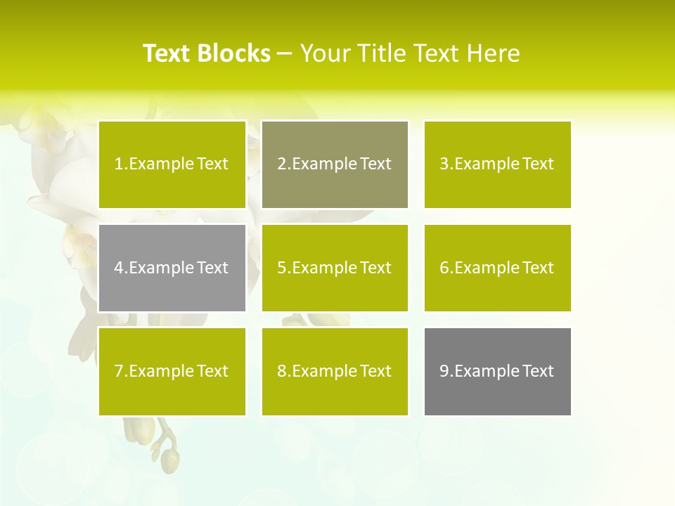 Exotic Flora Plant PowerPoint Template