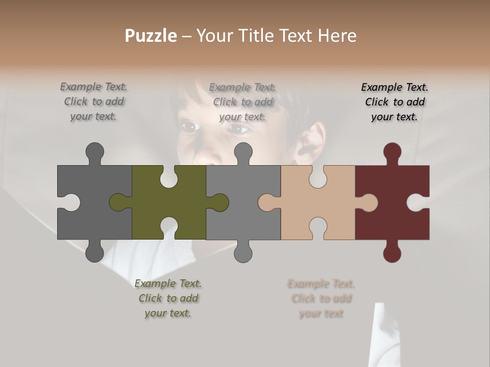 Male Education Curiosity PowerPoint Template