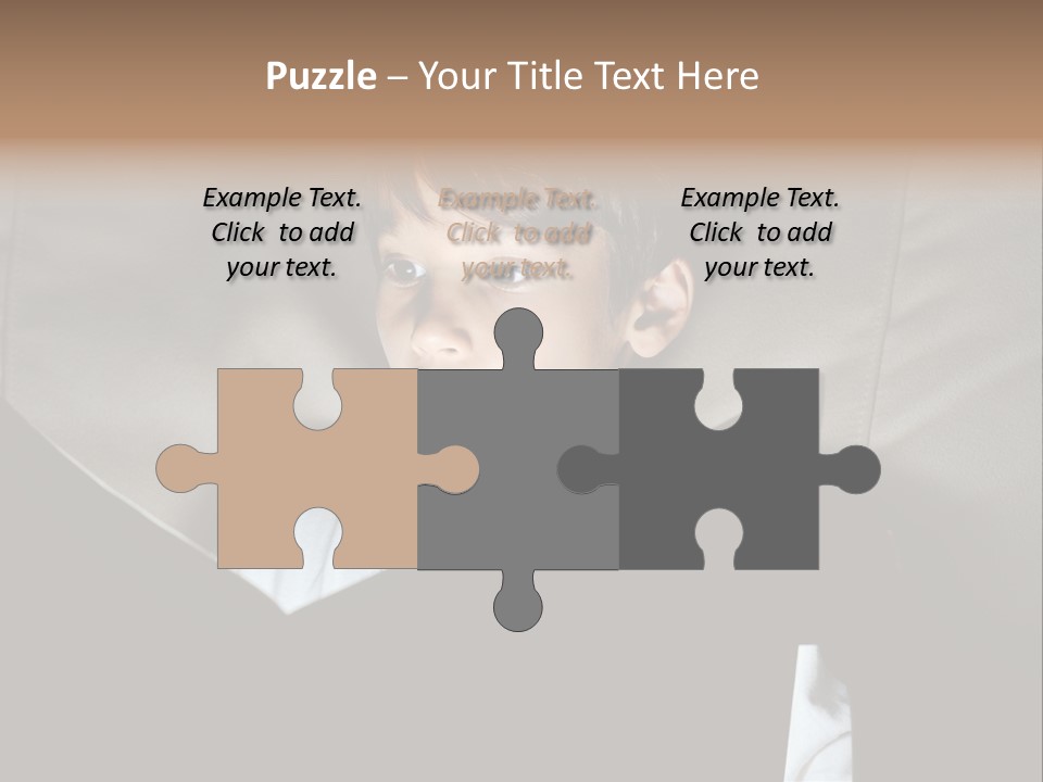 Male Education Curiosity PowerPoint Template