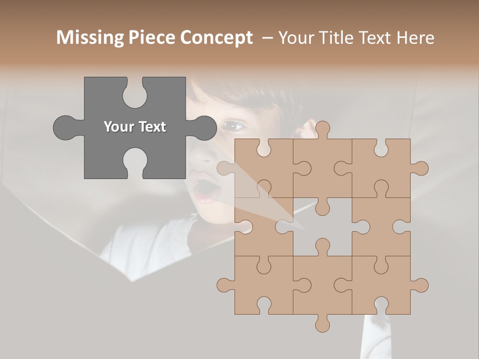 Male Education Curiosity PowerPoint Template