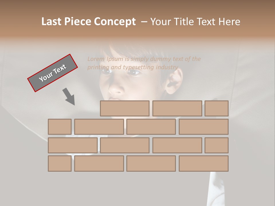 Male Education Curiosity PowerPoint Template