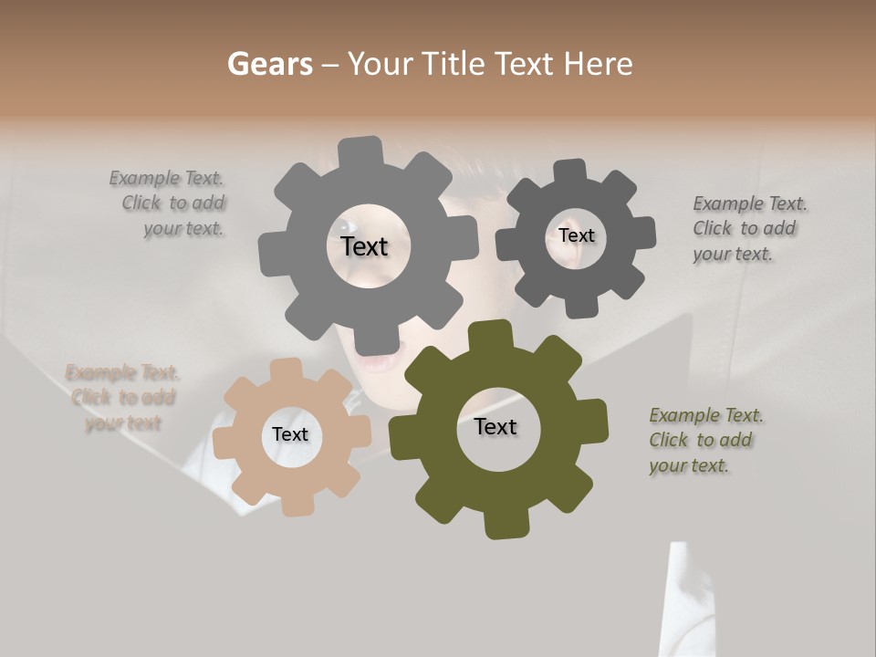 Male Education Curiosity PowerPoint Template