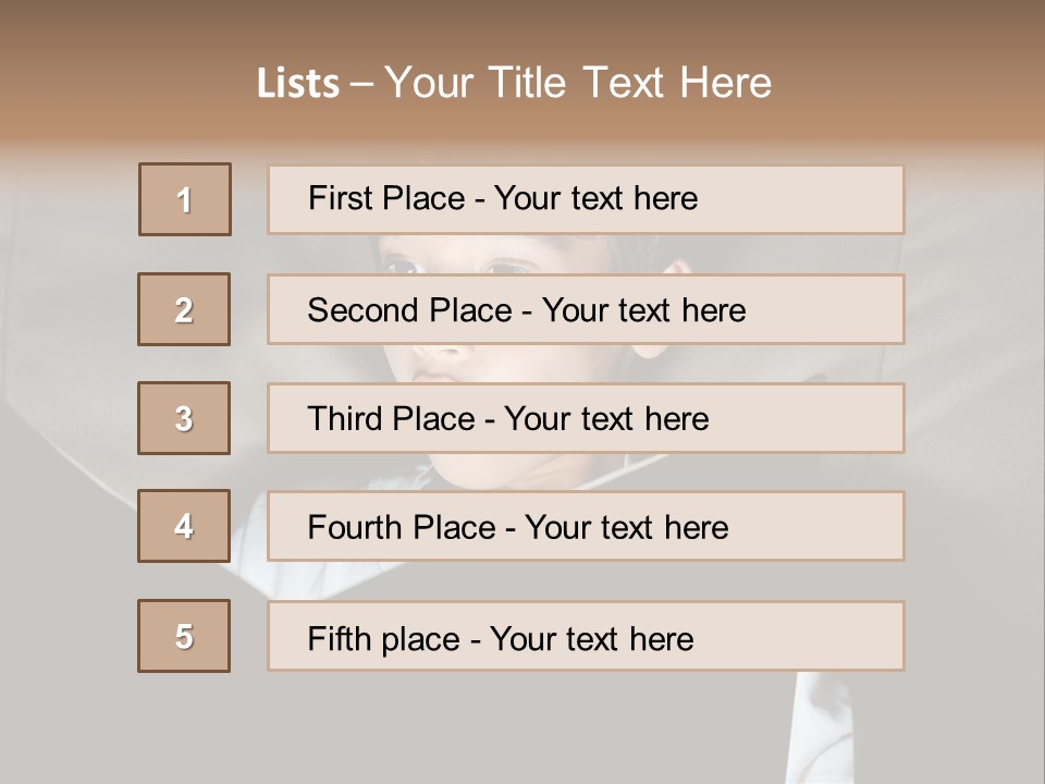 Male Education Curiosity PowerPoint Template