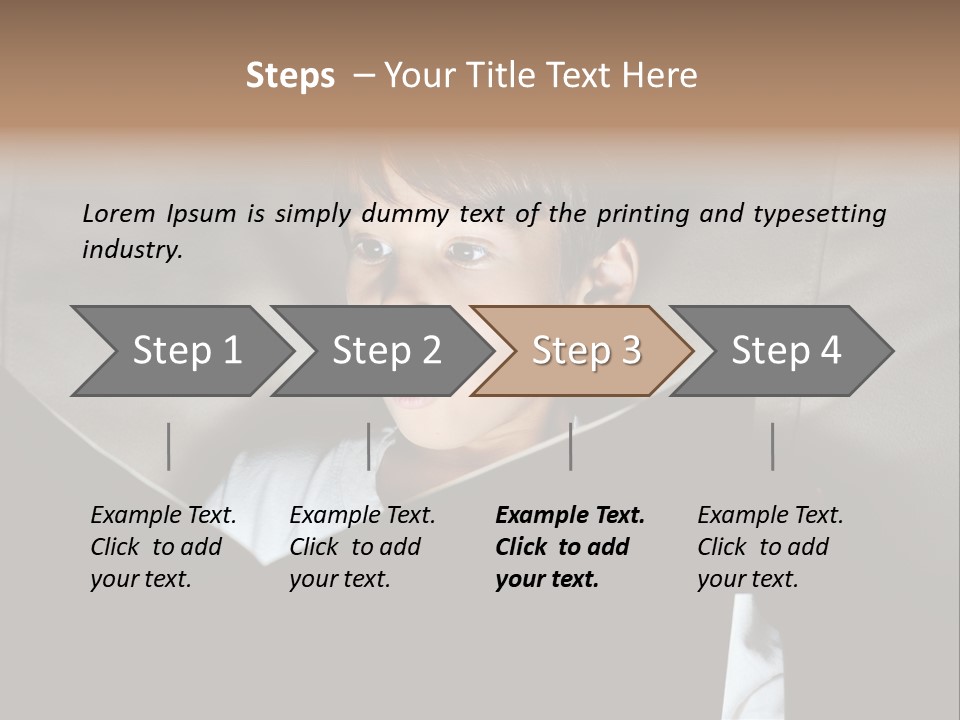 Male Education Curiosity PowerPoint Template