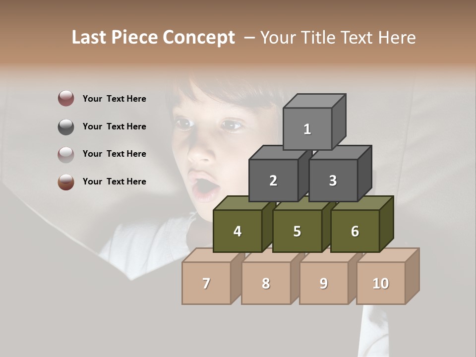 Male Education Curiosity PowerPoint Template